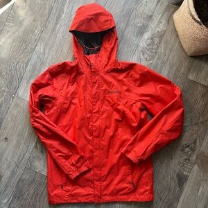 Columbia Men's Vibrant Orange Raincoat